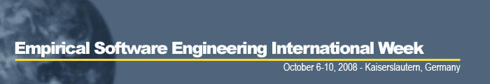 Experimental Software Engineering International Week